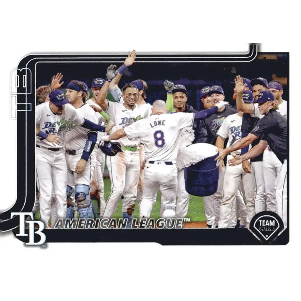 2025 Topps #294 Tampa Bay Rays NM-MT Tampa Bay Rays Baseball Card - Baseball Card Single