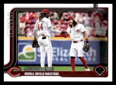 2025 Topps #295 It Takes Two: Middle-Infield Maestros - Baseball Card Single