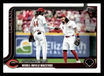 2025 Topps #295 It Takes Two: Middle-Infield Maestros - Baseball Card Single