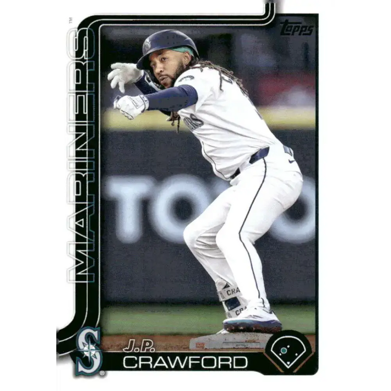 2025 Topps #298 J.P. Crawford NM-MT Seattle Mariners Baseball Card - Baseball Card Single