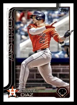 2025 Topps #299 Yainer Diaz - Baseball Card Single