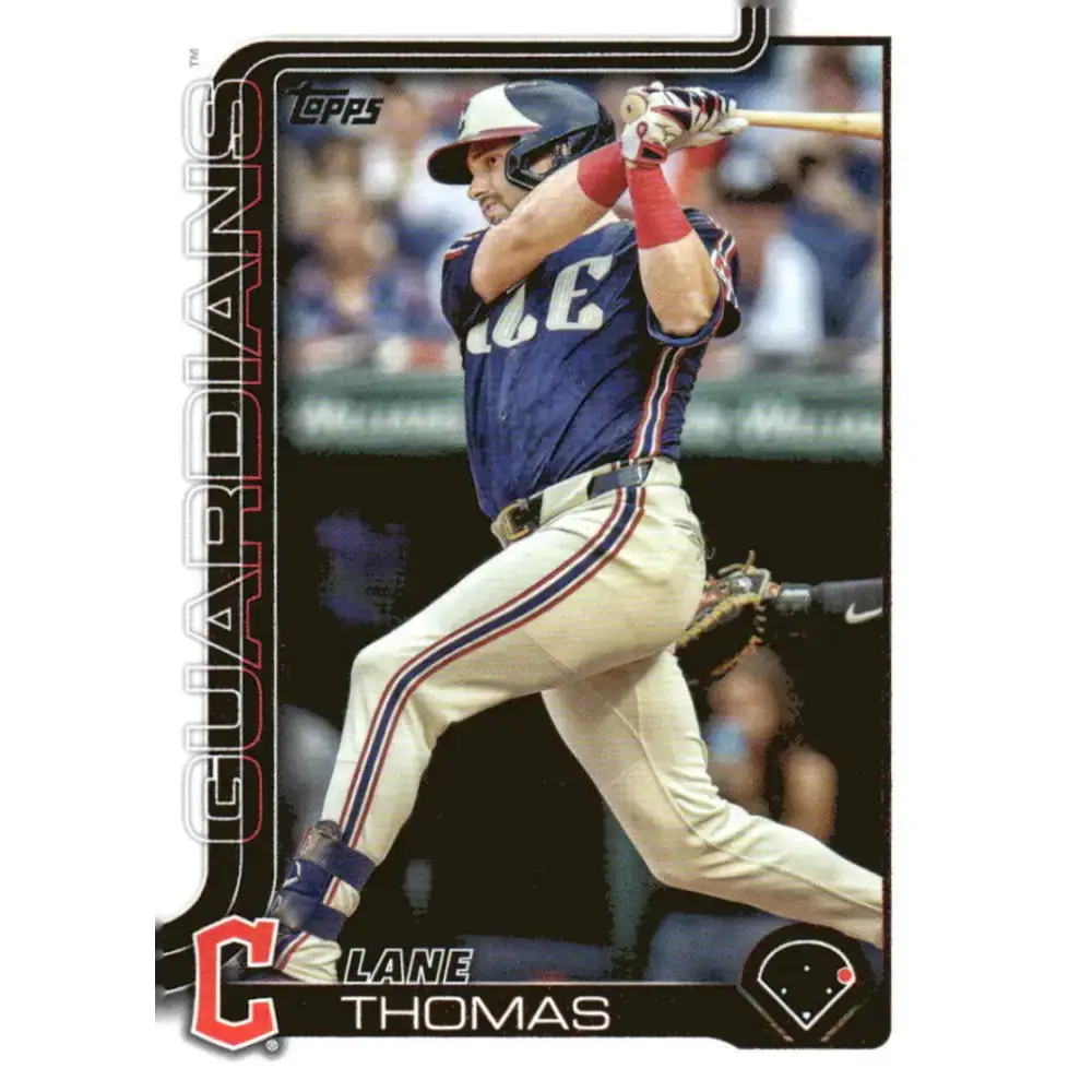 2025 Topps #3 Lane Thomas NM-MT Cleveland Guardians Baseball Card - Baseball Card Single