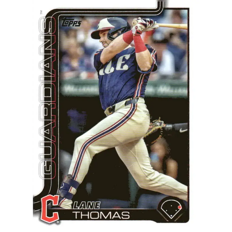 2025 Topps #3 Lane Thomas NM-MT Cleveland Guardians Baseball Card - Baseball Card Single