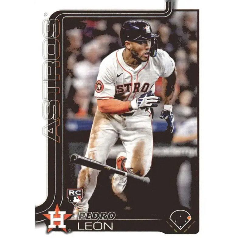 2025 Topps #30 Pedro Leon NM-MT RC Rookie Houston Astros Baseball Card - Baseball Card Single