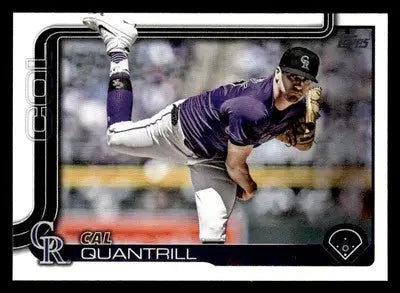 2025 Topps #301 Cal Quantrill - Baseball Card Single