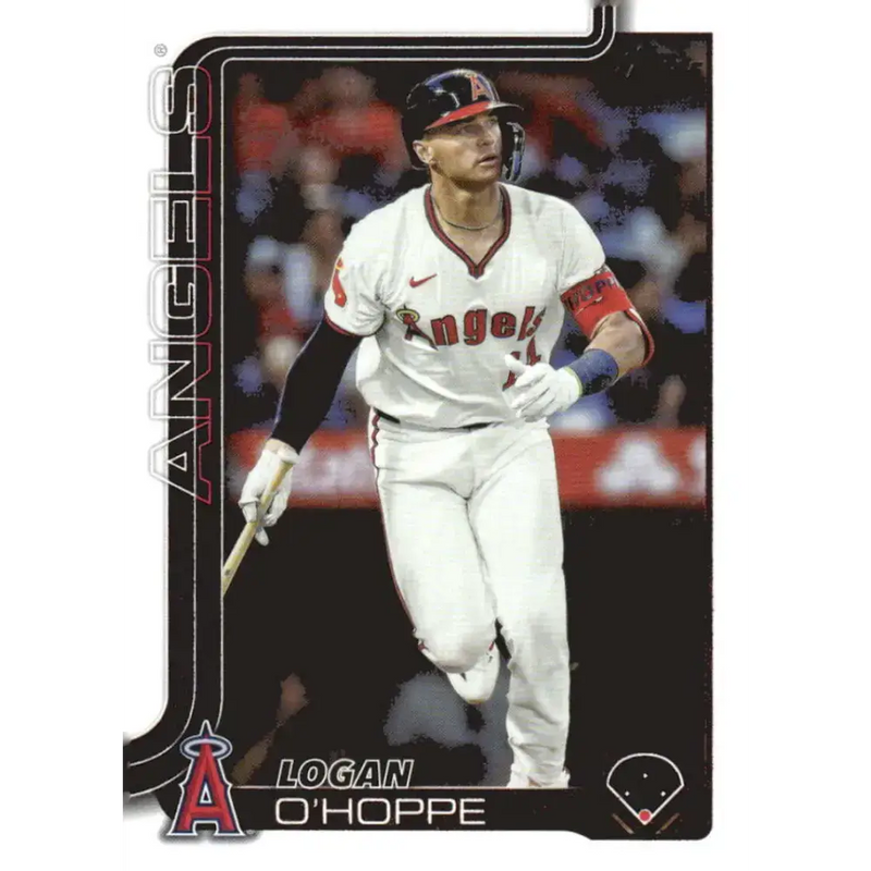 2025 Topps #308 Logan O’Hoppe NM-MT Los Angeles Angels Baseball Card - Baseball Card Single