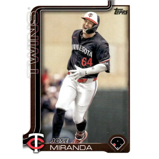 2025 Topps #310 Jose Miranda NM-MT Minnesota Twins Baseball Card - Baseball Card Single