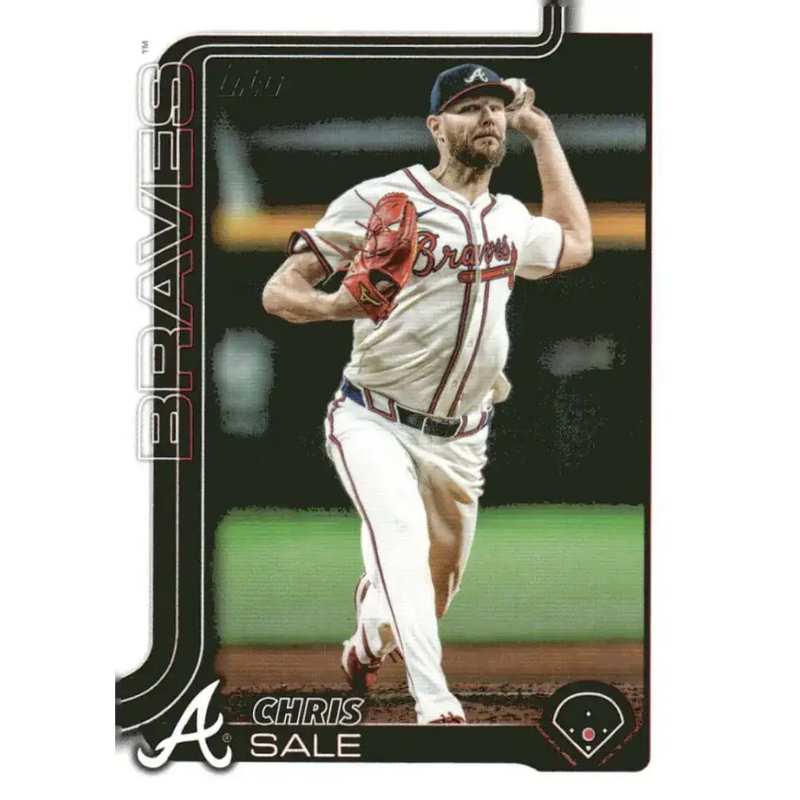 2025 Topps #316 Chris Sale NM-MT Atlanta Braves Baseball Card - Baseball Card Single