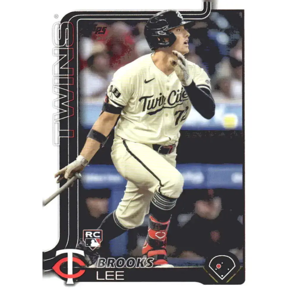 2025 Topps #317 Brooks Lee NM-MT RC Rookie Minnesota Twins Baseball Card - Baseball Card Single