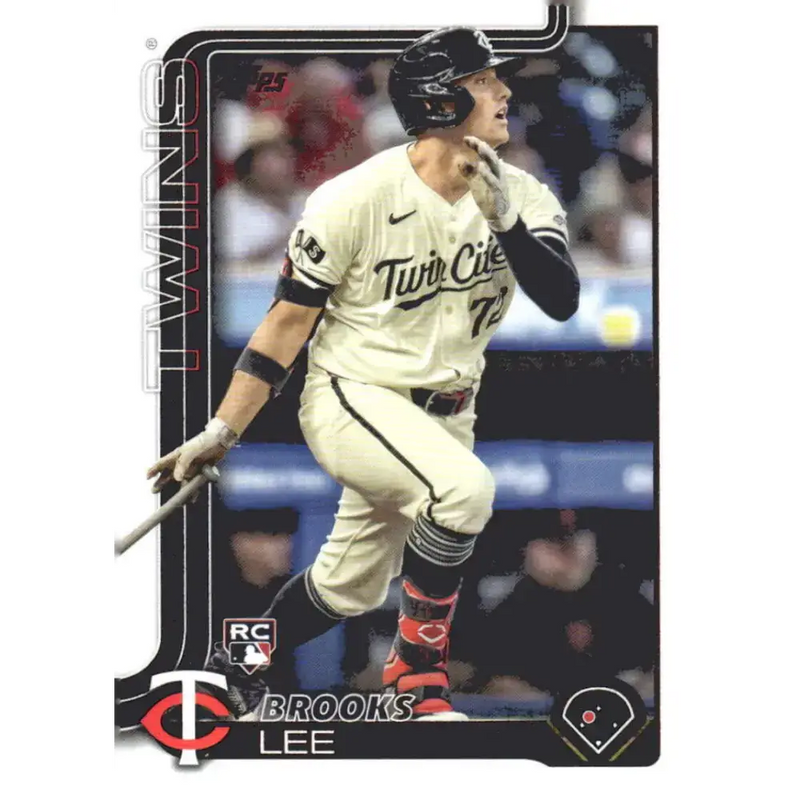 2025 Topps #317 Brooks Lee NM-MT RC Rookie Minnesota Twins Baseball Card - Baseball Card Single
