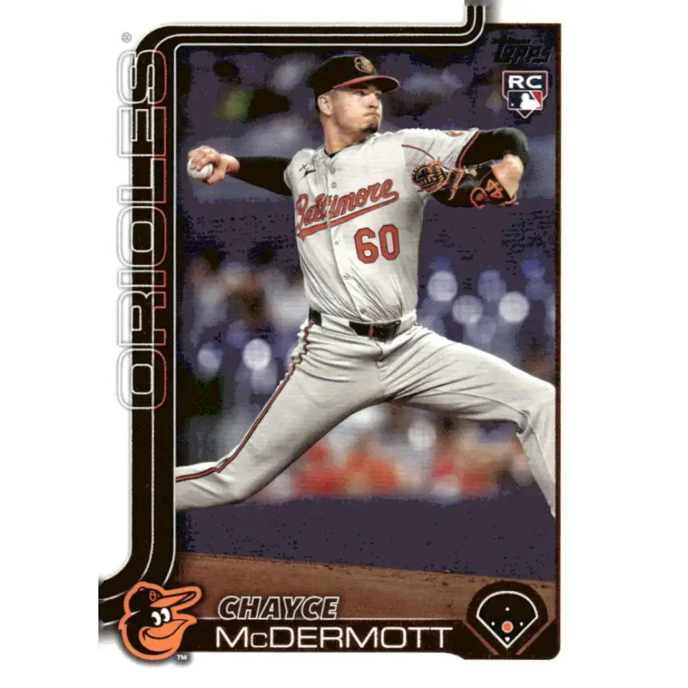 2025 Topps #32 Chayce McDermott NM-MT RC Rookie Baltimore Orioles Baseball Card - Baseball Card Single