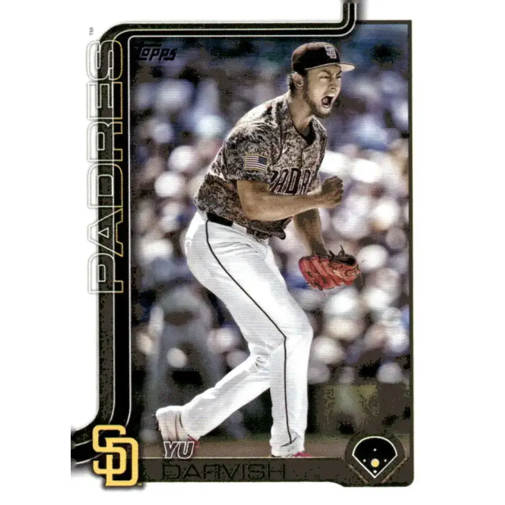 2025 Topps #323 Yu Darvish NM-MT San Diego Padres Baseball Card - Baseball Card Single