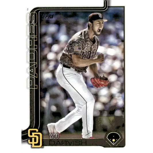 2025 Topps #323 Yu Darvish NM-MT San Diego Padres Baseball Card - Baseball Card Single