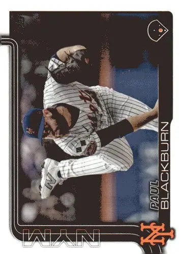 Original gloss baseball trading card featuring Paul Blackburn NM-MT from 2025 Topps