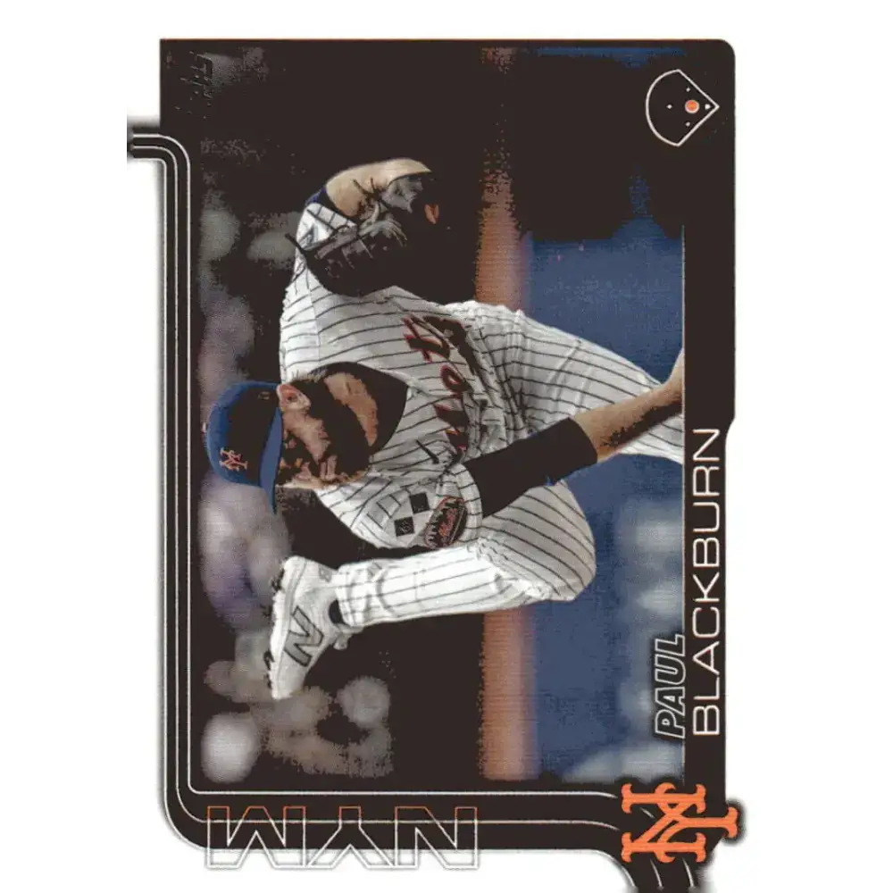 2025 Topps #329 Paul Blackburn NM-MT New York Mets Baseball Card - Baseball Card Single