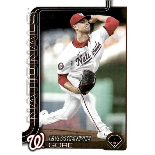 2025 Topps #334 MacKenzie Gore NM-MT Washington Nationals Baseball Card