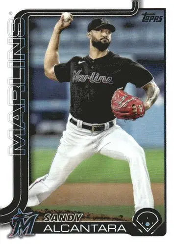 2025 Topps #335 Sandy Alcantara NM-MT Marlins ID:77032 - Baseball Card Single