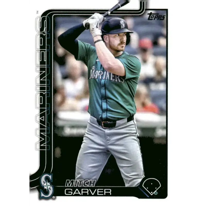 2025 Topps #338 Mitch Garver NM-MT Seattle Mariners Baseball Card - Baseball Card Single