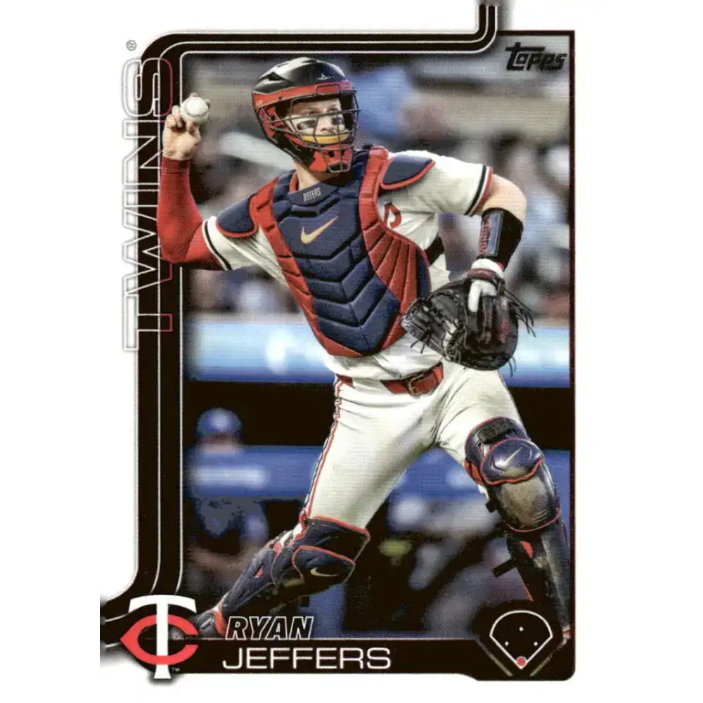 2025 Topps #339 Ryan Jeffers NM-MT Minnesota Twins Baseball Card - Baseball Card Single