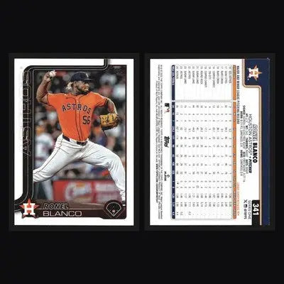 2025 Topps #341 Ronel Blanco Houston Astros - Baseball Card Single