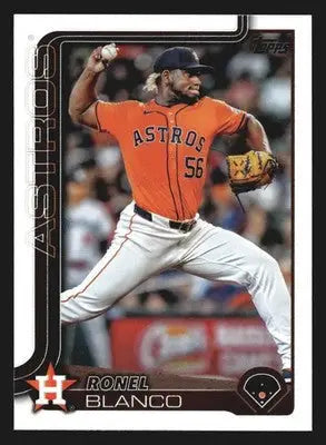 2025 Topps #341 Ronel Blanco Houston Astros - Baseball Card Single