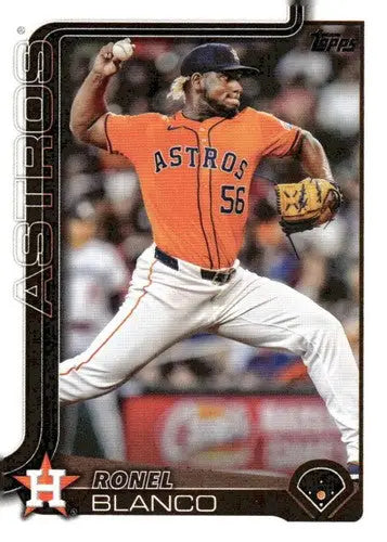 2023 Topps Series 1 Ronel Blanco baseball card with original gloss, Ronel Blanco NM-MT