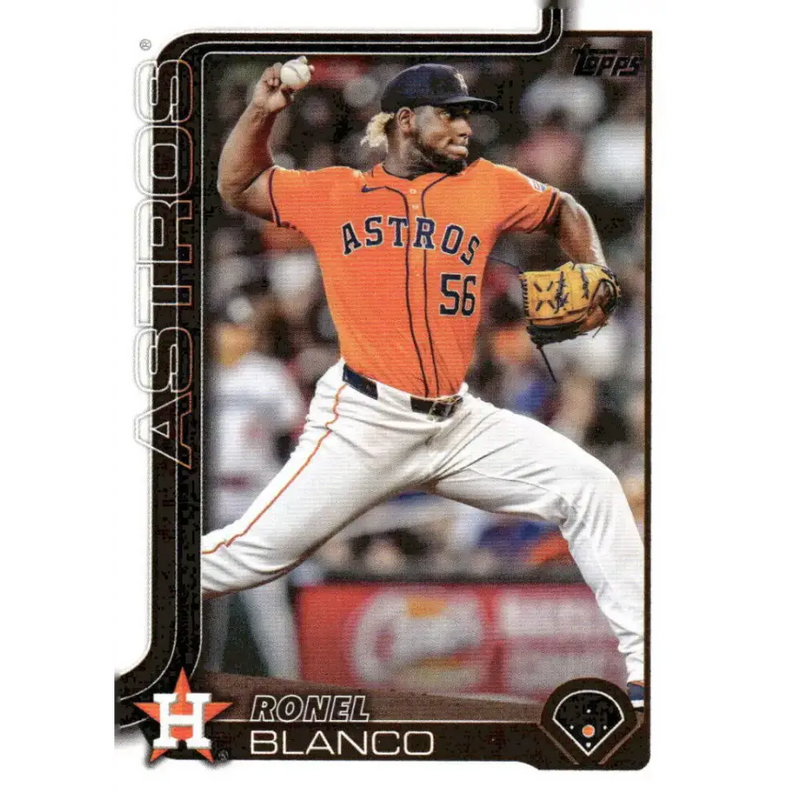 2025 Topps #341 Ronel Blanco NM-MT Houston Astros Baseball Card - Baseball Card Single