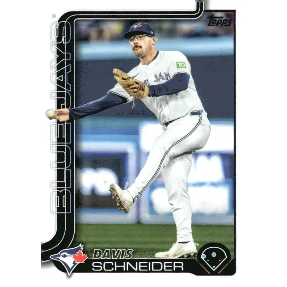 2025 Topps #342 Davis Schneider NM-MT Toronto Blue Jays Baseball Card - Baseball Card Single