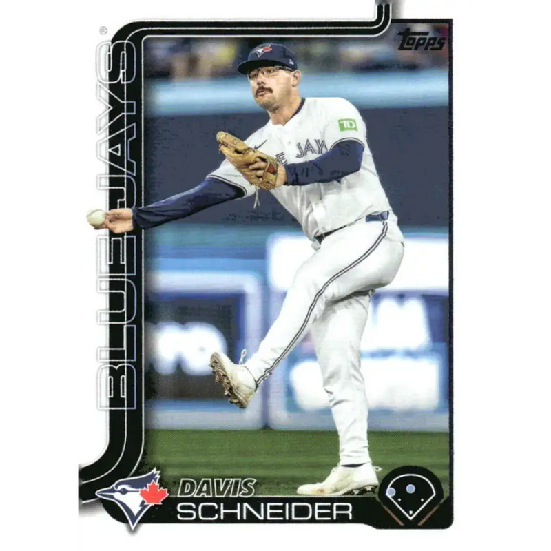 2025 Topps #342 Davis Schneider NM-MT Toronto Blue Jays Baseball Card - Baseball Card Single