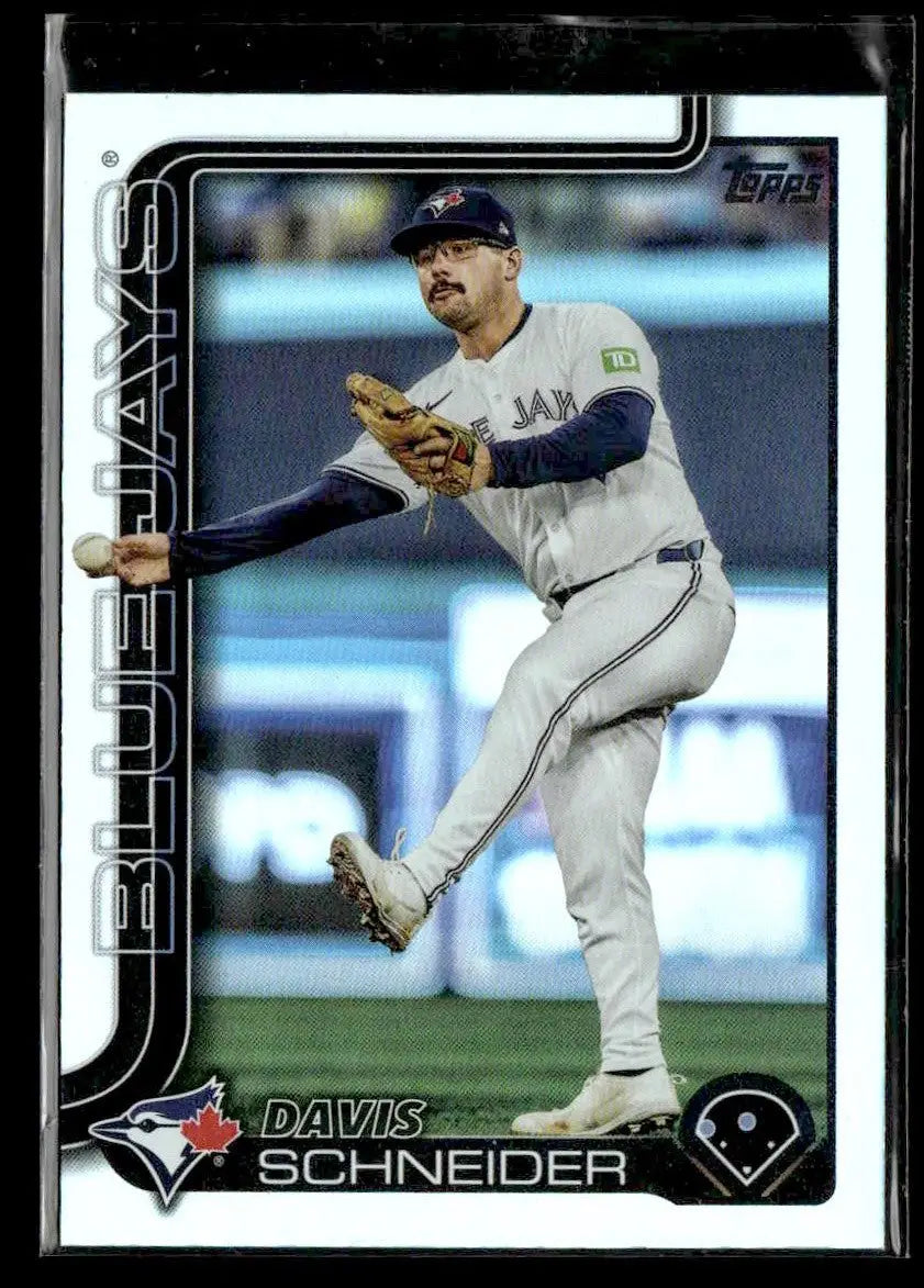 2025 Topps #342 Davis Schneider Rainbow Foil - Baseball Card Single