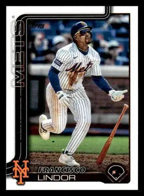 2025 Topps #350 Francisco Lindor - Baseball Card Single