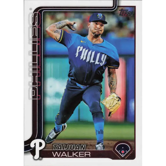 2025 Topps #351 Taijuan Walker NM-MT Philadelphia Phillies Baseball Card
