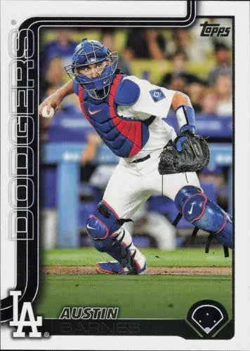 2025 Topps #353 Austin Barnes NM-MT Dodgers ID:78347 - Baseball Card Single