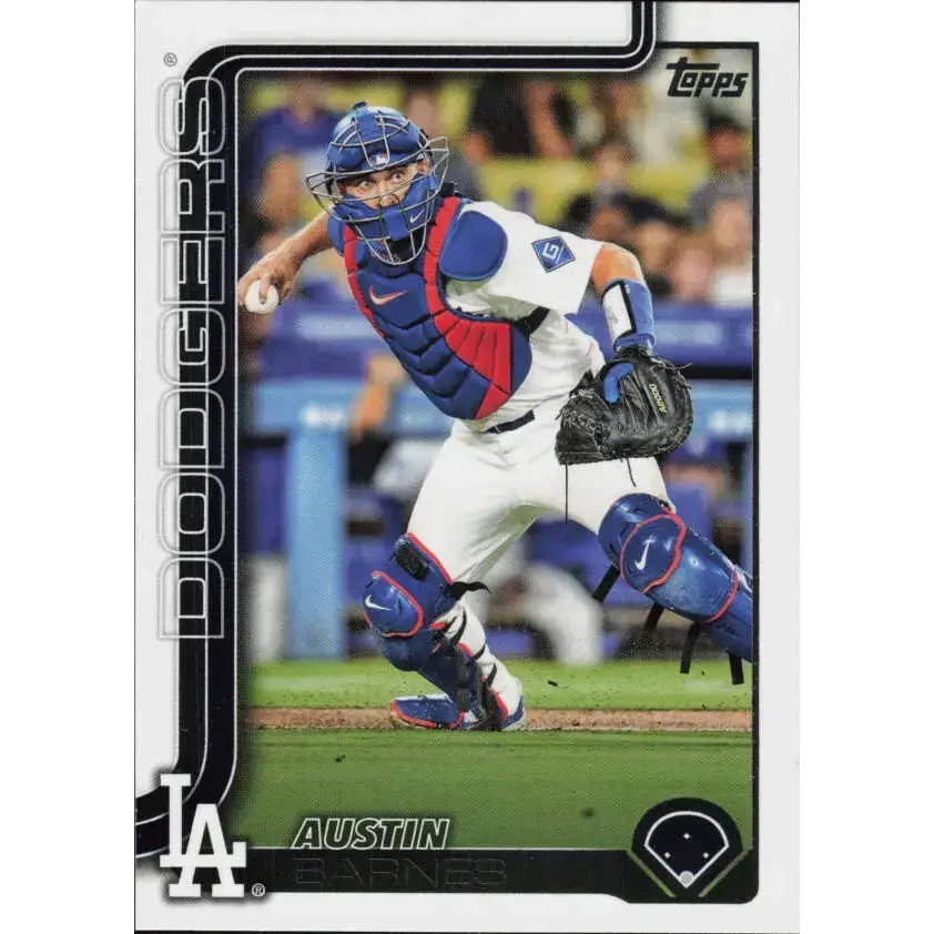 2025 Topps #353 Austin Barnes NM-MT Los Angeles Dodgers Baseball Card - Baseball Card Single