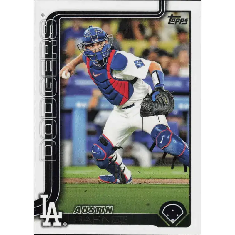 2025 Topps #353 Austin Barnes NM-MT Los Angeles Dodgers Baseball Card - Baseball Card Single