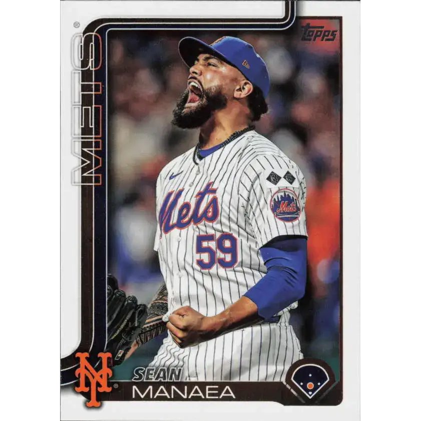 2025 Topps #354 Sean Manaea NM-MT New York Mets Baseball Card - Baseball Card Single