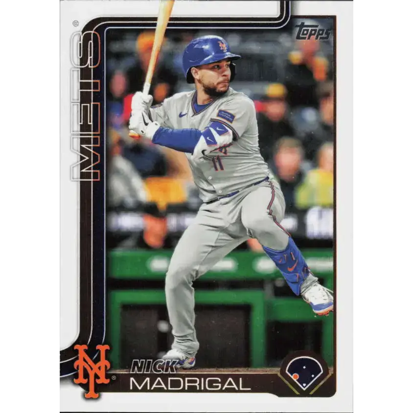 2025 Topps #355 Nick Madrigal NM-MT New York Mets Baseball Card - Baseball Card Single