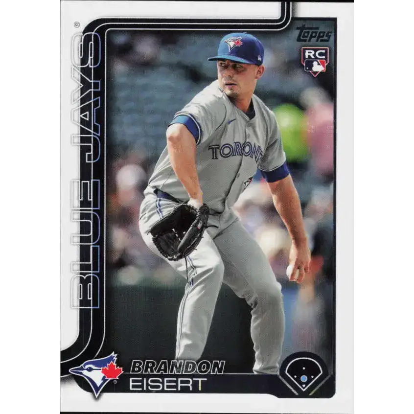 2025 Topps #359 Brandon Eisert NM-MT RC Rookie Toronto Blue Jays Baseball Card