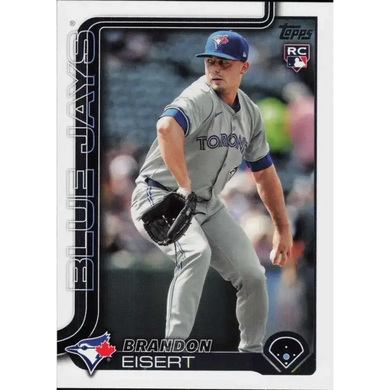 2025 Topps #359 Brandon Eisert NM-MT RC Rookie Toronto Blue Jays Baseball Card