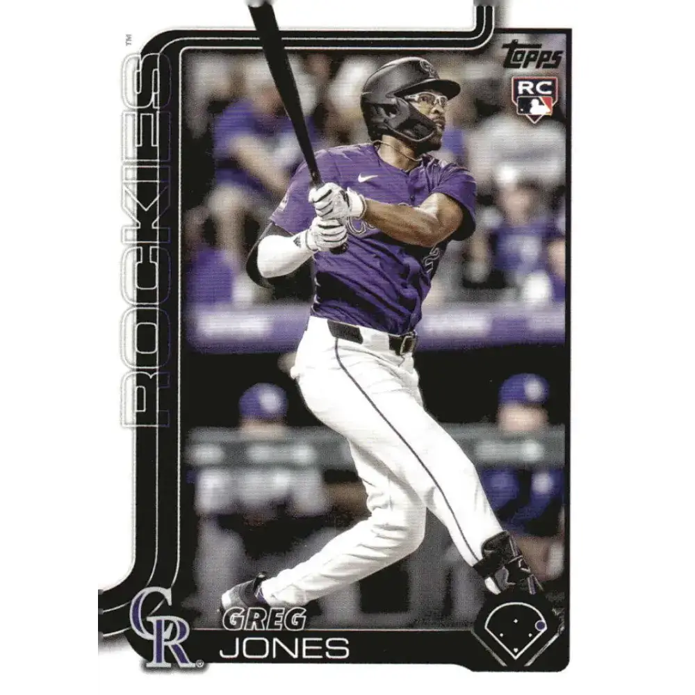 2025 Topps #36 Greg Jones NM-MT RC Rookie Colorado Rockies Baseball Card - Baseball Card Single