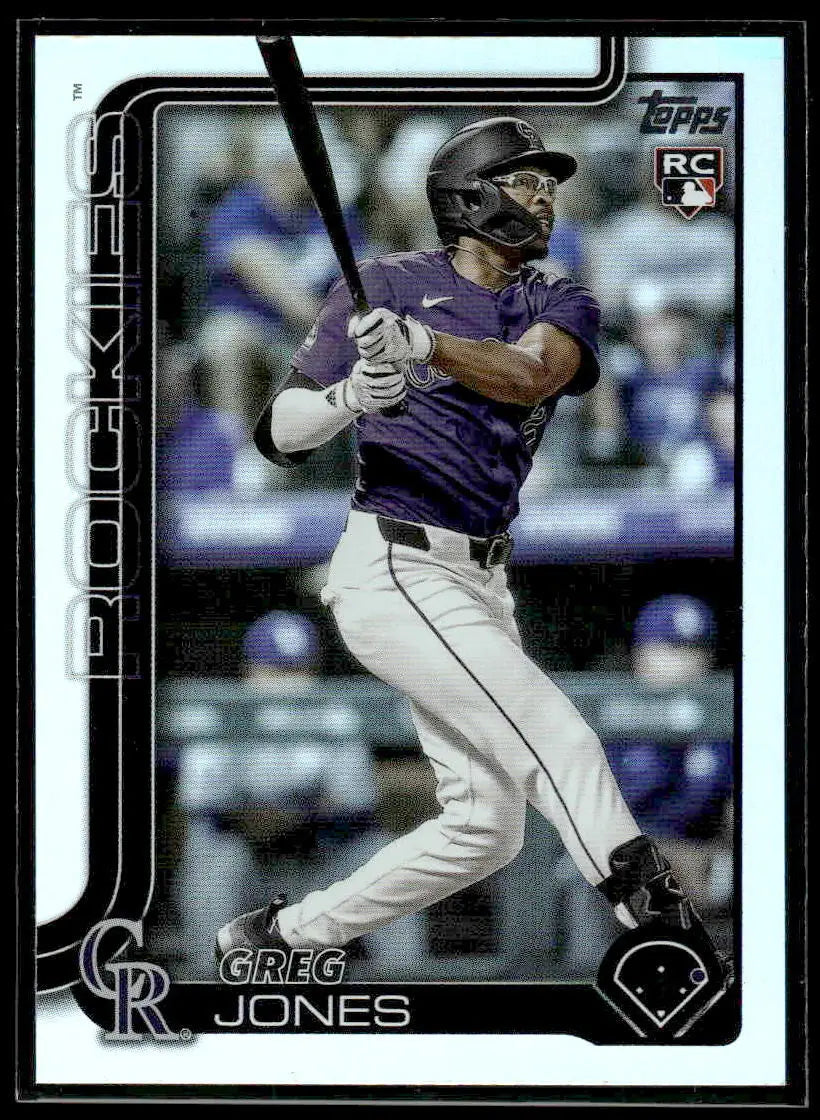 2025 Topps #36 Greg Jones Rainbow Foil - Baseball Card Single
