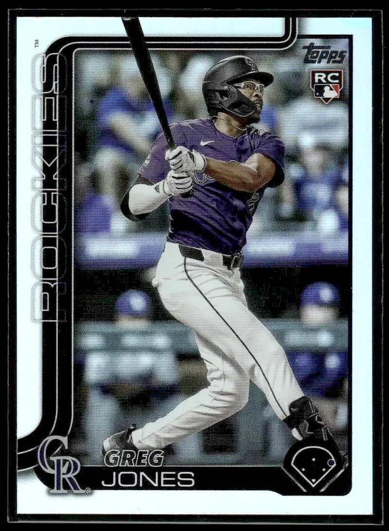 2025 Topps #36 Greg Jones Rainbow Foil - Baseball Card Single