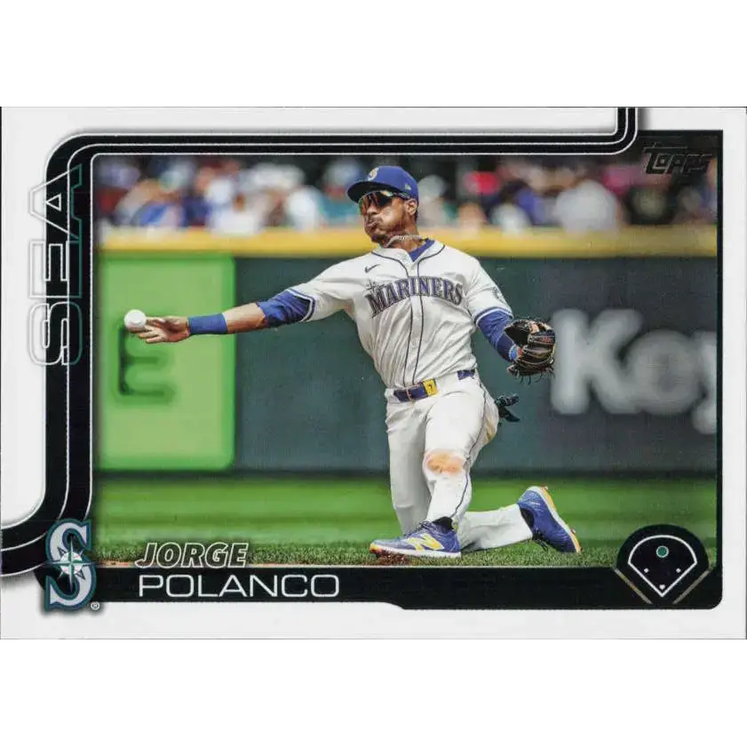 2025 Topps #361 Jorge Polanco NM-MT Seattle Mariners Baseball Card - Baseball Card Single