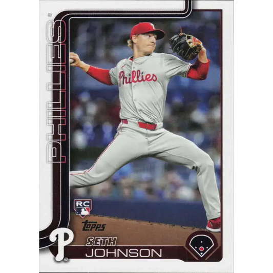2025 Topps #362 Seth Johnson NM-MT RC Rookie Philadelphia Phillies Baseball Card