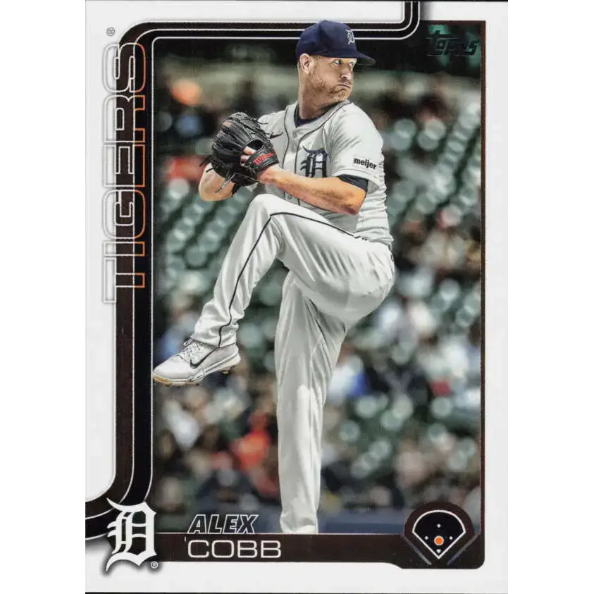 2025 Topps #363 Alex Cobb NM-MT Detroit Tigers Baseball Card - Baseball Card Single