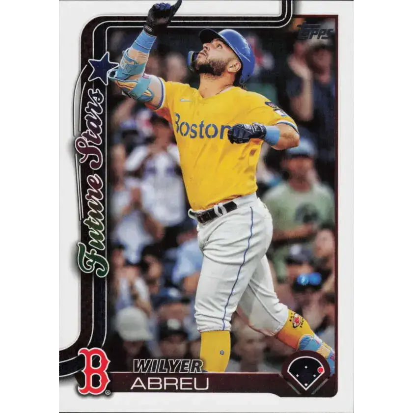 2025 Topps #367 Wilyer Abreu NM-MT Boston Red Sox Baseball Card - Baseball Card Single