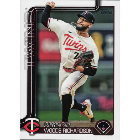2025 Topps #368 Simeon Woods Richardson NM-MT Minnesota Twins Baseball Card