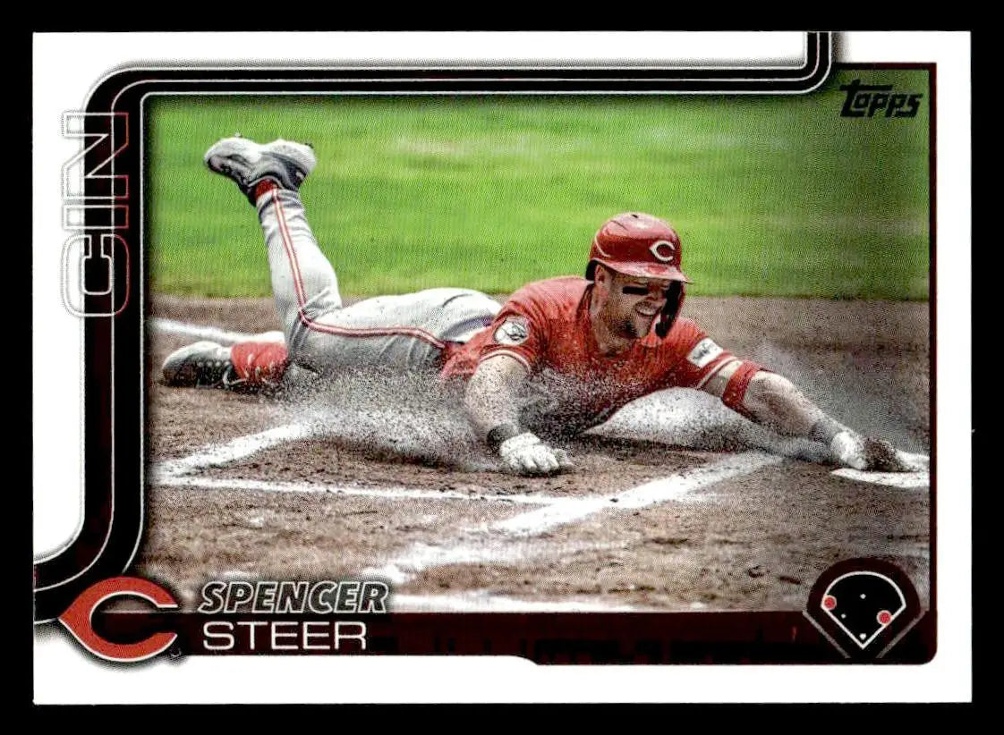 2025 Topps #37 Spencer Steer - Baseball Card Single