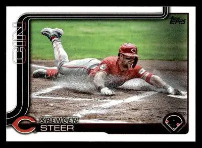 2025 Topps #37 Spencer Steer - Baseball Card Single