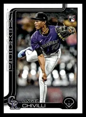 2025 Topps #370 Angel Chivilli - Baseball Card Single